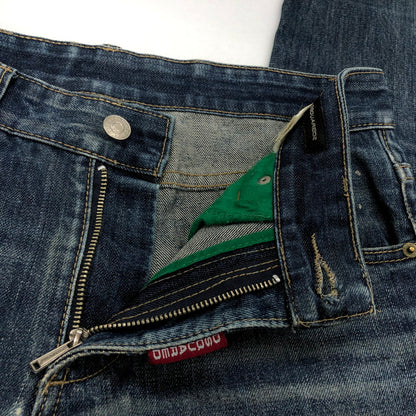 【現状渡し品】【メンズ】 DSQUARED2 ディースクエアード ダメージデニムジーンズ デニムパンツ ボトムス 152-250324-hn-04-fur サイズ：46 カラー：インディゴ 万代Net店