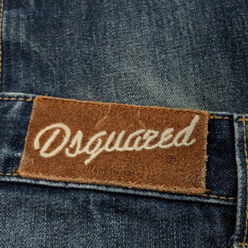 【現状渡し品】【メンズ】 DSQUARED2 ディースクエアード ダメージデニムジーンズ デニムパンツ ボトムス 152-250324-hn-04-fur サイズ：46 カラー：インディゴ 万代Net店