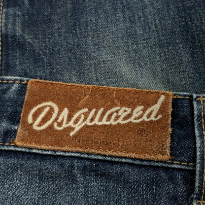 【現状渡し品】【メンズ】 DSQUARED2 ディースクエアード ダメージデニムジーンズ デニムパンツ ボトムス 152-250324-hn-04-fur サイズ：46 カラー：インディゴ 万代Net店