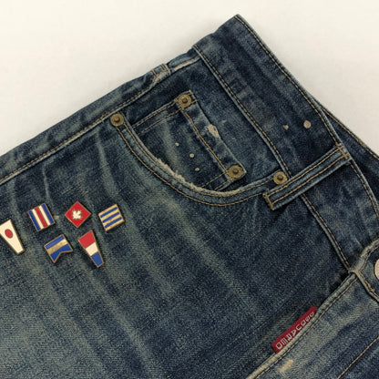 【現状渡し品】【メンズ】 DSQUARED2 ディースクエアード ダメージデニムジーンズ デニムパンツ ボトムス 152-250324-hn-04-fur サイズ：46 カラー：インディゴ 万代Net店