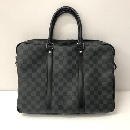 【中古品】【メンズ】 LOUIS VUITTON ルイ・ヴィトン N41478 ダミエグラフィット・ポルトドキュマン・ヴォワヤージュ PDV PM ビジネスバッグ ブリーフケース かばん 179-240514-ma-4-tei 万代Net店