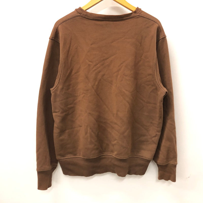【中古品】【メンズ】 銀タグ クルーネック スウェット 148-240408-tk-11-tei サイズ：L カラー：ブラウン 万代Net店