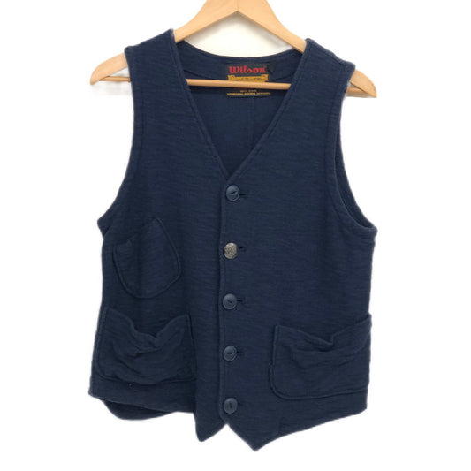 【中古品】【メンズ】 wilson ウィルソン ベスト トップス 145-250324-hn-07-fur サイズ：36 カラー：ネイビー 万代Net店