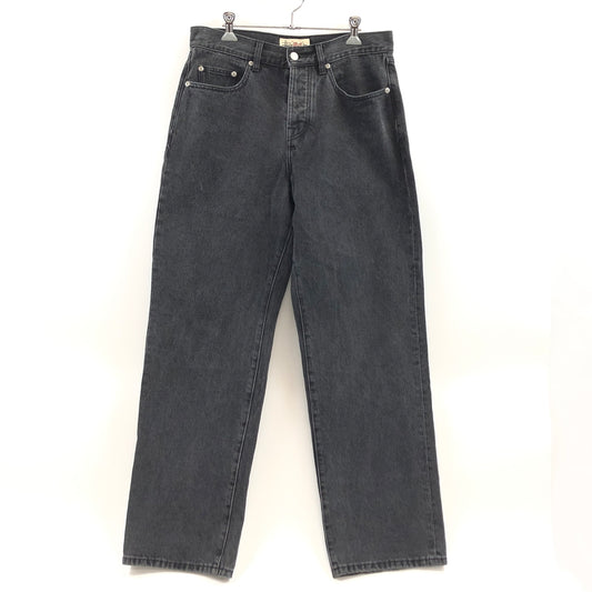 【中古品】【メンズ】 STUSSY ステューシー BUTTON FLY BIG OL BLACK DENIM PANTS 116761 ボタンフライ ビッグオルジーンズ デニムパンツ ボトムス 153-260620-hn-05-fur サイズ：28 カラー：ブラック 万代Net店