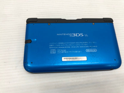 【中古品】 ニンテンドー3DS LL ブルー×ブラック 内箱欠品 動作確認済み 充電器欠品 023-261010-ns-04-teih 万代Net店