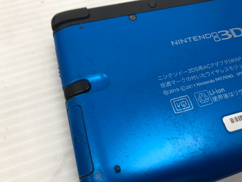 【中古品】 ニンテンドー3DS LL ブルー×ブラック 内箱欠品 動作確認済み 充電器欠品 023-261010-ns-04-teih 万代Net店