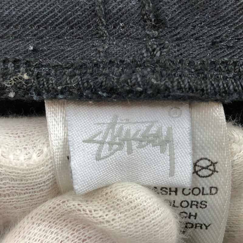 【中古品】【メンズ】 STUSSY ステューシー BUTTON FLY BIG OL BLACK DENIM PANTS 116761 ボタンフライ ビッグオルジーンズ デニムパンツ ボトムス 153-260620-hn-05-fur サイズ：28 カラー：ブラック 万代Net店
