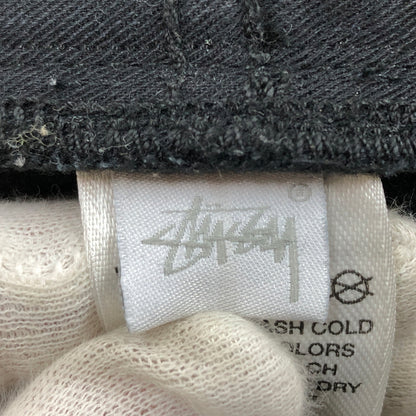 【中古品】【メンズ】 STUSSY ステューシー BUTTON FLY BIG OL BLACK DENIM PANTS 116761 ボタンフライ ビッグオルジーンズ デニムパンツ ボトムス 153-260620-hn-05-fur サイズ：28 カラー：ブラック 万代Net店