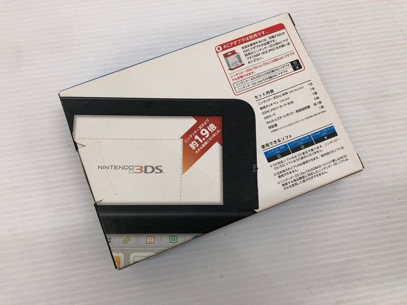 【中古品】 ニンテンドー3DS LL ブルー×ブラック 内箱欠品 動作確認済み 充電器欠品 023-261010-ns-04-teih 万代Net店