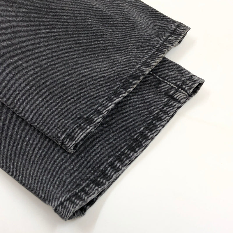【中古品】【メンズ】 STUSSY ステューシー BUTTON FLY BIG OL BLACK DENIM PANTS 116761 ボタンフライ ビッグオルジーンズ デニムパンツ ボトムス 153-260620-hn-05-fur サイズ：28 カラー：ブラック 万代Net店