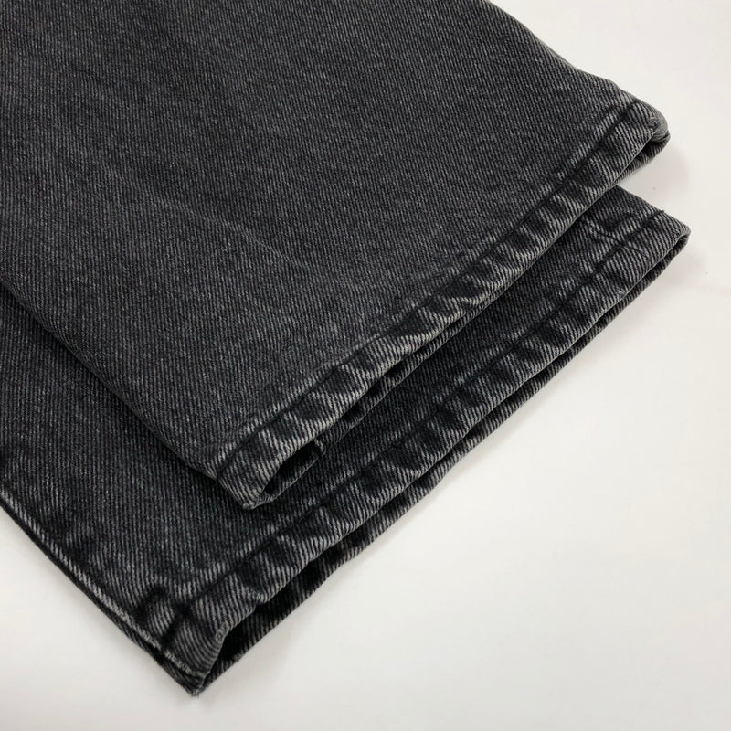 【中古品】【メンズ】 STUSSY ステューシー BUTTON FLY BIG OL BLACK DENIM PANTS 116761 ボタンフライ ビッグオルジーンズ デニムパンツ ボトムス 153-260620-hn-05-fur サイズ：28 カラー：ブラック 万代Net店