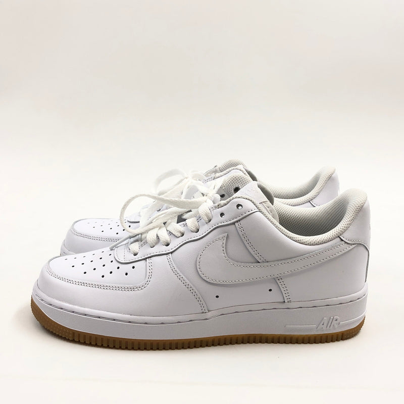【中古美品】【メンズ】 NIKE ナイキ AIR FORCE 1 LOW "WHITE/GUM" DJ2739-100 エアフォース1 ロー ホワイト/ガム スニーカー シューズ 靴 160-260620-hn-06-fur サイズ：26.0cm US8 カラー：ホワイト 万代Net店