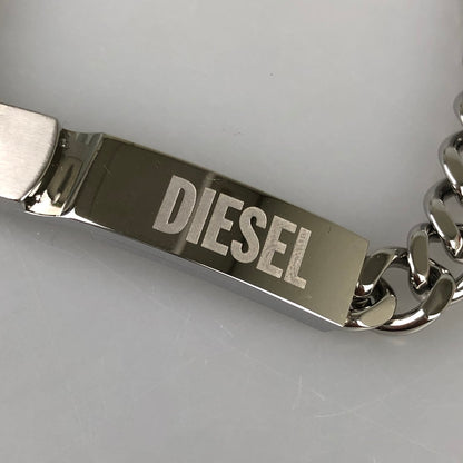 【中古品】【メンズ/レディース】 DIESEL ディーゼル DX0966 ブレスレット 193-250306-SY-04-iwa カラー：シルバー 万代Net店