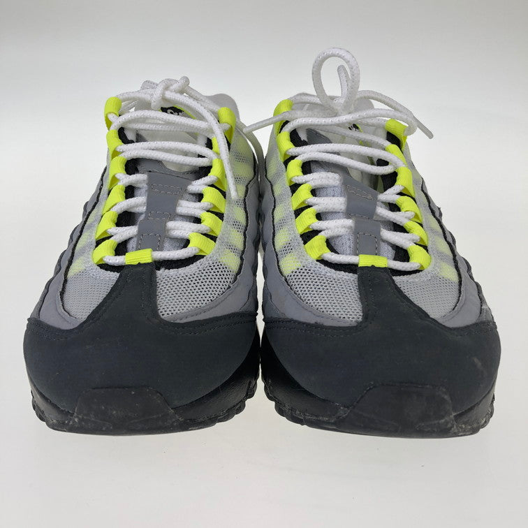 【中古品】【メンズ】 NIKE ナイキ CT1689-001/AIR MAX 95 OG NEON YELLOW 2020 靴 スニーカー 160-250307-NS-1-iwa サイズ：24 カラー：ブラック グレー ネオンイエロー 万代Net店