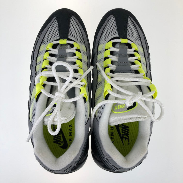 【中古品】【メンズ】 NIKE ナイキ CT1689-001/AIR MAX 95 OG NEON YELLOW 2020 靴 スニーカー 160-250307-NS-1-iwa サイズ：24 カラー：ブラック グレー ネオンイエロー 万代Net店