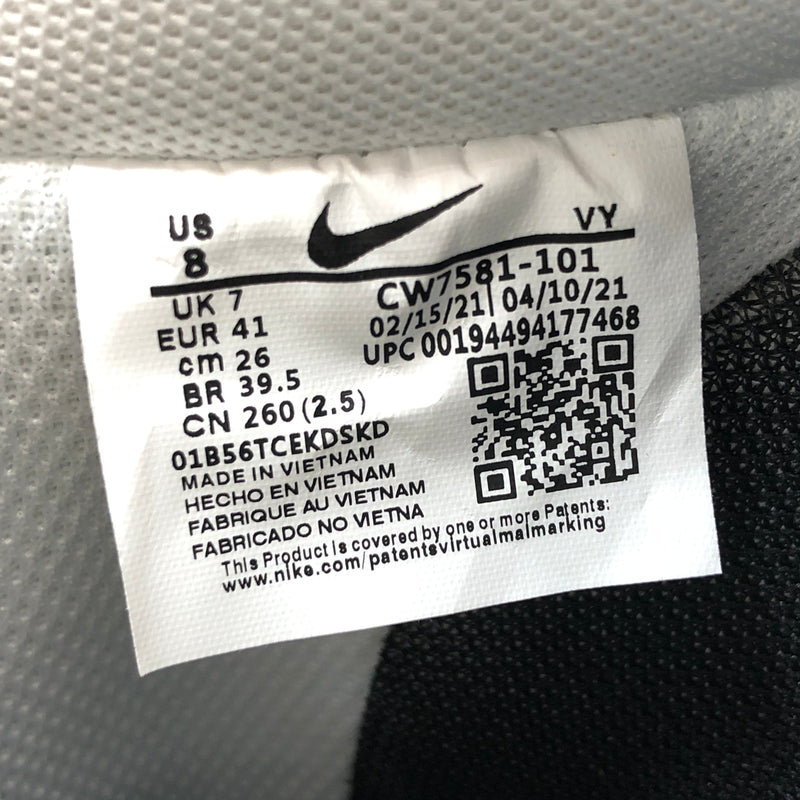 【中古美品】【メンズ】 NIKE ナイキ AIR FORCE 1 LOW LV8 UTILITY "BLACK SKETCH" CW7581-101 エアフォース1 ロー LV8 ユーティリティ ブラックスケッチ スニーカー 靴 160-260620-hn-07-fur サイズ：26.0cm US8 カラー：ホワイト/ブラック 万代Net店