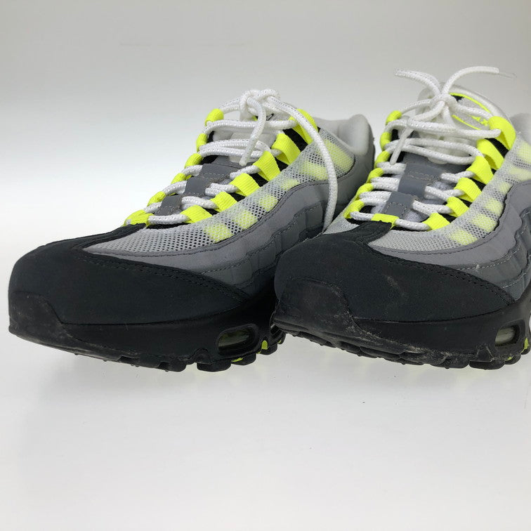 【中古品】【メンズ】 NIKE ナイキ CT1689-001/AIR MAX 95 OG NEON YELLOW 2020 靴 スニーカー 160-250307-NS-1-iwa サイズ：24 カラー：ブラック グレー ネオンイエロー 万代Net店