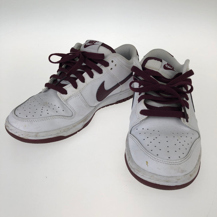 【中古品】【メンズ】 NIKE ナイキ DV0831-102/DUNK LOW WHITE NIGHT MAROON 靴 スニーカー 160-250307-NS-3-iwa サイズ：26 カラー：ホワイト ナイトマルーン 万代Net店