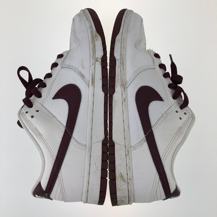 【中古品】【メンズ】 NIKE ナイキ DV0831-102/DUNK LOW WHITE NIGHT MAROON 靴 スニーカー 160-250307-NS-3-iwa サイズ：26 カラー：ホワイト ナイトマルーン 万代Net店