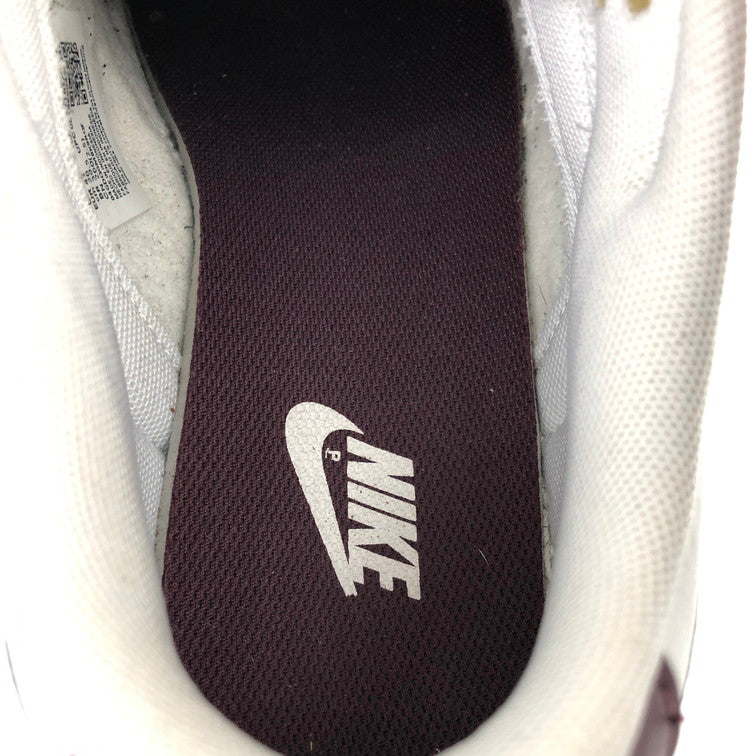 【中古品】【メンズ】 NIKE ナイキ DV0831-102/DUNK LOW WHITE NIGHT MAROON 靴 スニーカー 160-250307-NS-3-iwa サイズ：26 カラー：ホワイト ナイトマルーン 万代Net店