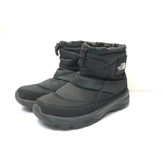 【中古品】【メンズ】 THE NORTH FACE ザ・ノースフェイス THE NORTH FACE NF52076 NUPTSE BOOTIE WP LOGO SHORT BOOTS 164-240509-wy-1-tom サイズ：28cm カラー：ブラック 万代Net店