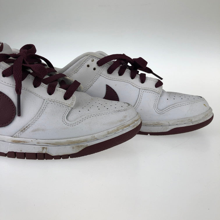 【中古品】【メンズ】 NIKE ナイキ DV0831-102/DUNK LOW WHITE NIGHT MAROON 靴 スニーカー 160-250307-NS-3-iwa サイズ：26 カラー：ホワイト ナイトマルーン 万代Net店