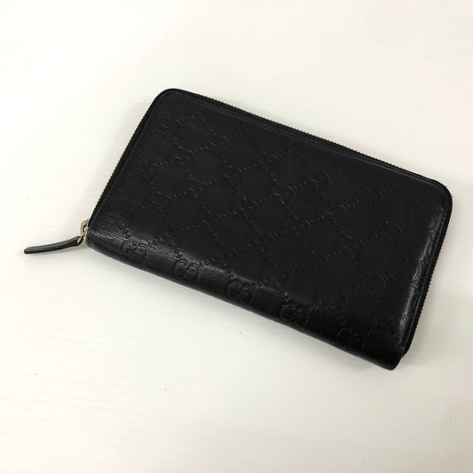 【中古品】【メンズ】 GUCCI グッチ 73956 GGスプリーム 長財布 カードケース ケース 180-240409-at-2-tei カラー：ブラック 万代Net店