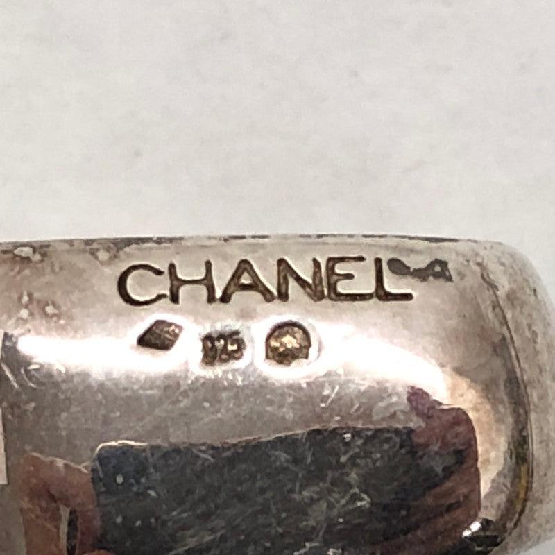 【現状渡し品】【メンズ/レディース】 CHANEL シャネル スクエアリング 指輪 アクセサリー 182-250326-hn-04-fur カラー：シルバー 11号 万代Net店