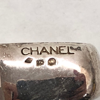 【現状渡し品】【メンズ/レディース】 CHANEL シャネル スクエアリング 指輪 アクセサリー 182-250326-hn-04-fur カラー：シルバー 11号 万代Net店