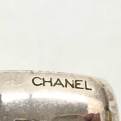 【現状渡し品】【メンズ/レディース】 CHANEL シャネル スクエアリング 指輪 アクセサリー 182-250326-hn-04-fur カラー：シルバー 11号 万代Net店
