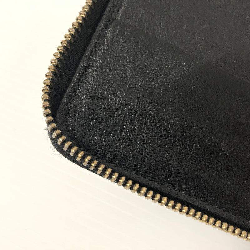 【中古品】【メンズ】 グッチ 73956 GGスプリーム 長財布 カードケース ケース 180-240409-at-02-fuz カラー：ブラック 万代Net店