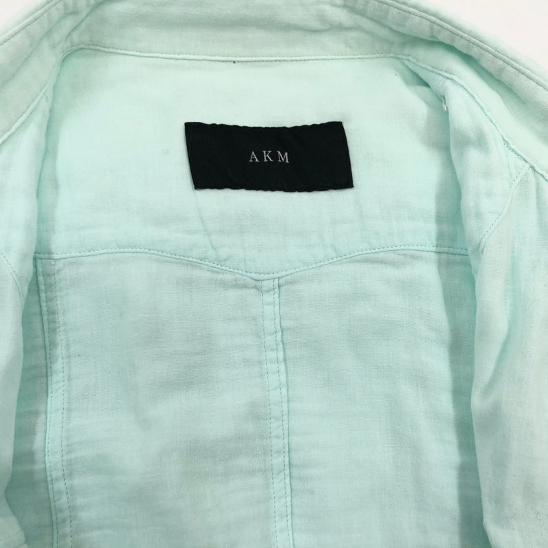 【中古品】【メンズ】 AKM エイケイエム WESTERN L/S SHIRT S110 長袖ウエスタンシャツ カジュアルシャツ トップス 140-260907-hn-01-fur サイズ：XL カラー：ライトブルー 万代Net店