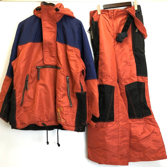 【中古品】【メンズ】  DESCENTE スノーウェア 147-240509-wy-5-tom サイズ：M-L カラー：オレンジ 万代Net店