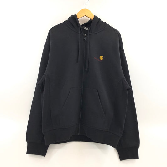 【中古品】【メンズ】 CARHARTT WIP カーハート HOODED AMERICAN SCRIPT JACKET I033063 フーデッド アメリカンスクリプト スウェットジャケット パーカー トップス 142-260620-hn-12-fur サイズ：L カラー：ブラック 万代Net店