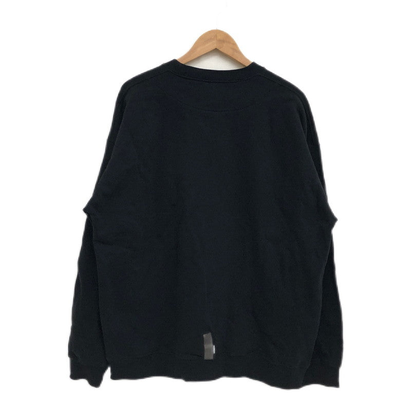 【中古美品】【メンズ】 CHARI&CO チャリアンドコー スウェット トレーナー 長袖 トップス 142-250327-hn-01-fur サイズ：XL カラー：ブラック 万代Net店