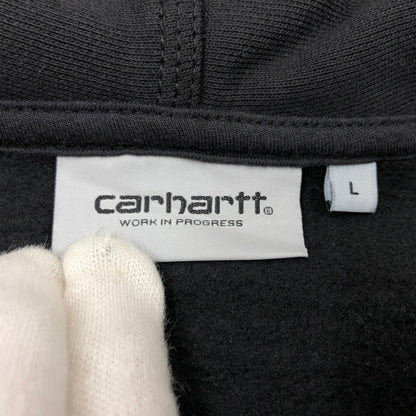 【中古品】【メンズ】 CARHARTT WIP カーハート HOODED AMERICAN SCRIPT JACKET I033063 フーデッド アメリカンスクリプト スウェットジャケット パーカー トップス 142-260620-hn-12-fur サイズ：L カラー：ブラック 万代Net店