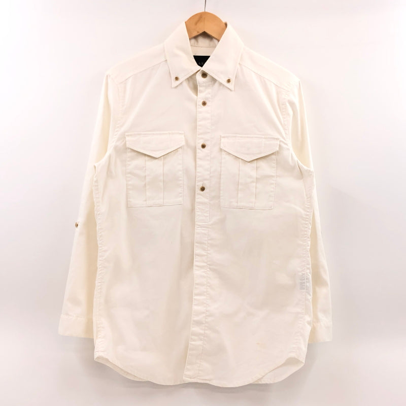 【中古品】【メンズ】 AKM エイケイエム L/S SHIRT S013 長袖シャツ カジュアルシャツ トップス 140-260907-hn-02-fur サイズ：XL カラー：ホワイト 万代Net店