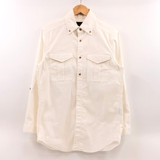 【中古品】【メンズ】 AKM エイケイエム L/S SHIRT S013 長袖シャツ カジュアルシャツ トップス 140-260907-hn-02-fur サイズ：XL カラー：ホワイト 万代Net店