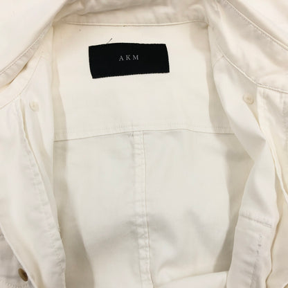 【中古品】【メンズ】 AKM エイケイエム L/S SHIRT S013 長袖シャツ カジュアルシャツ トップス 140-260907-hn-02-fur サイズ：XL カラー：ホワイト 万代Net店