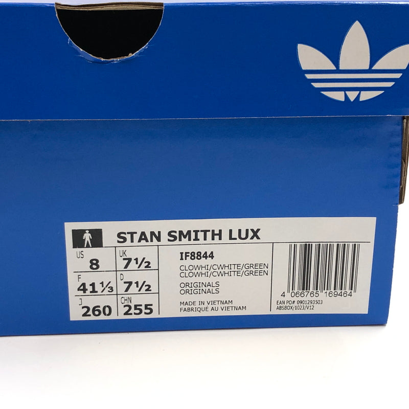 【中古美品】【メンズ】 ADIDAS アディダス STAN SMITH LUX IF8844 スタンスミス ラックス スニーカー シューズ 靴 161-260621-hn-01-fur サイズ：26.0cm US8 カラー：ホワイト/グリーン 万代Net店