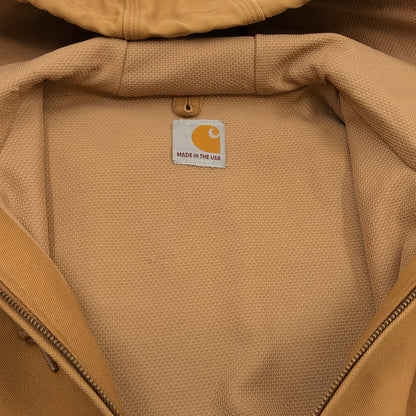【中古品】【メンズ】 CARHARTT カーハート ACTIVE JACKET J131-BRN ダック地 アクティブ ジャケット アウター 147-260621-hn-03-fur サイズ：S カラー：ブラウン系 万代Net店