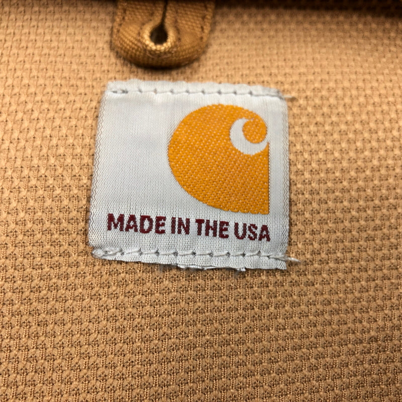 【中古品】【メンズ】 CARHARTT カーハート ACTIVE JACKET J131-BRN ダック地 アクティブ ジャケット アウター 147-260621-hn-03-fur サイズ：S カラー：ブラウン系 万代Net店