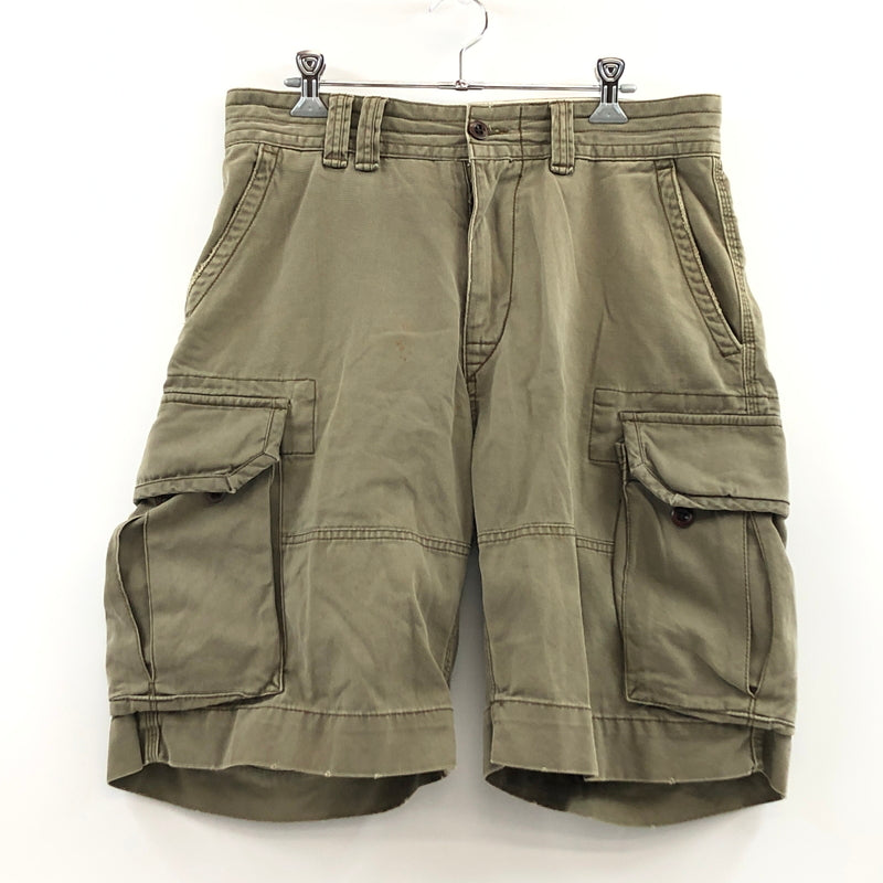 【中古品】【メンズ】 POLO RALPH LAUREN ポロラルフローレン CARGO SHORT PANTS カーゴショートパンツ ボトムス 157-260621-hn-04-fur サイズ：30 カラー：カーキ系 万代Net店