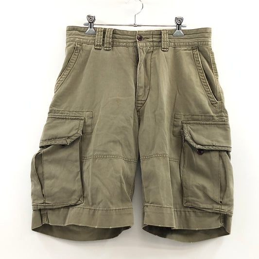 【中古品】【メンズ】 POLO RALPH LAUREN ポロラルフローレン CARGO SHORT PANTS カーゴショートパンツ ボトムス 157-260621-hn-04-fur サイズ：30 カラー：カーキ系 万代Net店
