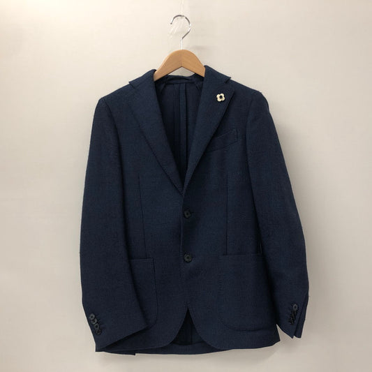 【中古品】【メンズ】 LARDINI WOOL JACKET ウール ジャケット トップス 141-240901-rk-6-tei カラー：ネイビー 万代Net店