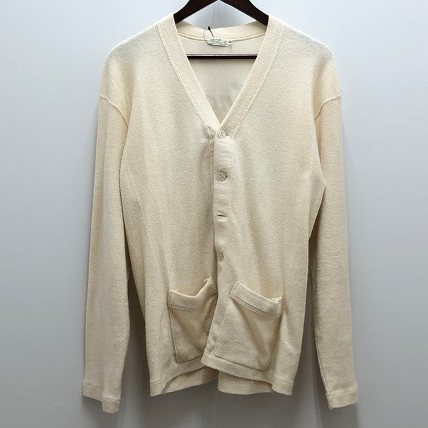 【中古品】【メンズ】 WAREHOUSE ウエアハウス DUCK DIGGER ダックディガー カーディガン 古着 (fuz) 147-250424-wy-29-tom サイズ：40 カラー：アイボリー/ホワイト系 万代Net店