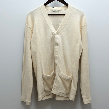 【中古品】【メンズ】 WAREHOUSE ウエアハウス DUCK DIGGER ダックディガー カーディガン 古着 (fuz) 147-250424-wy-29-tom サイズ：40 カラー：アイボリー/ホワイト系 万代Net店