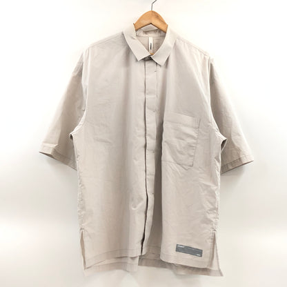【中古品】【メンズ】 ATTACHMENT アタッチメント TYPEWRITER S/S SHIRT AS02-205 タイプライター 半袖シャツ トップス 140-260621-hn-05-fur サイズ：3 カラー：グレー系 万代Net店