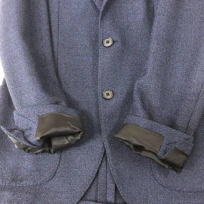 【中古品】【メンズ】 LARDINI WOOL JACKET ウール ジャケット トップス 141-240901-rk-6-tei カラー：ネイビー 万代Net店