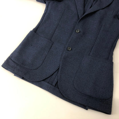 【中古品】【メンズ】 LARDINI WOOL JACKET ウール ジャケット トップス 141-240901-rk-6-tei カラー：ネイビー 万代Net店